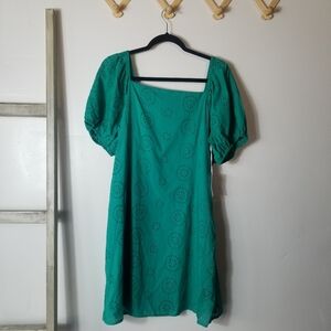 NWT LC LAUREN CONRAD GREEN DRESS SIZE XL